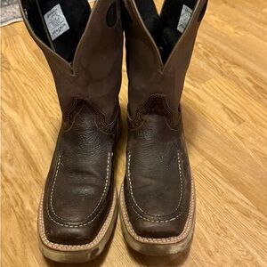 Men's Double H Leather Boots